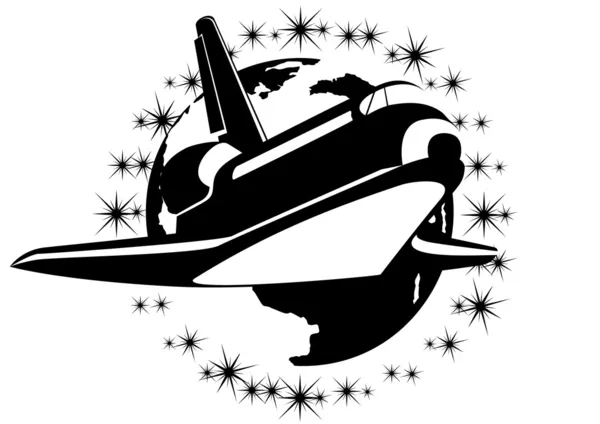 Raumschiff — Stockvektor