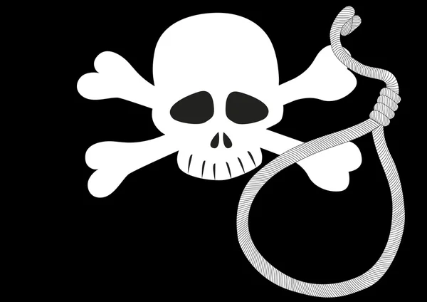 Bandeira do pirata — Vetor de Stock