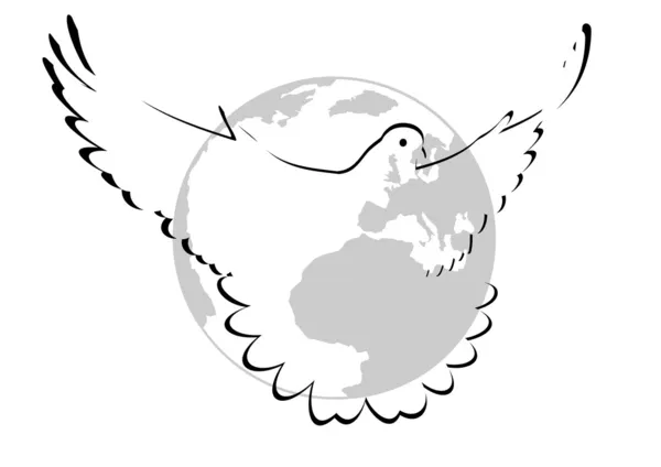Colombe de paix — Image vectorielle