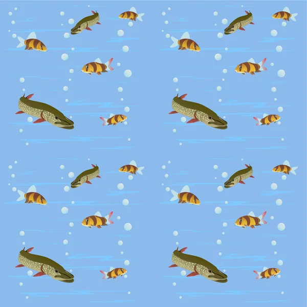 Ποταμίσια ψάρια — Διανυσματικό Αρχείο