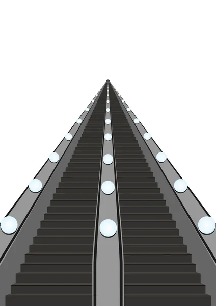 Escalera mecánica — Vector de stock
