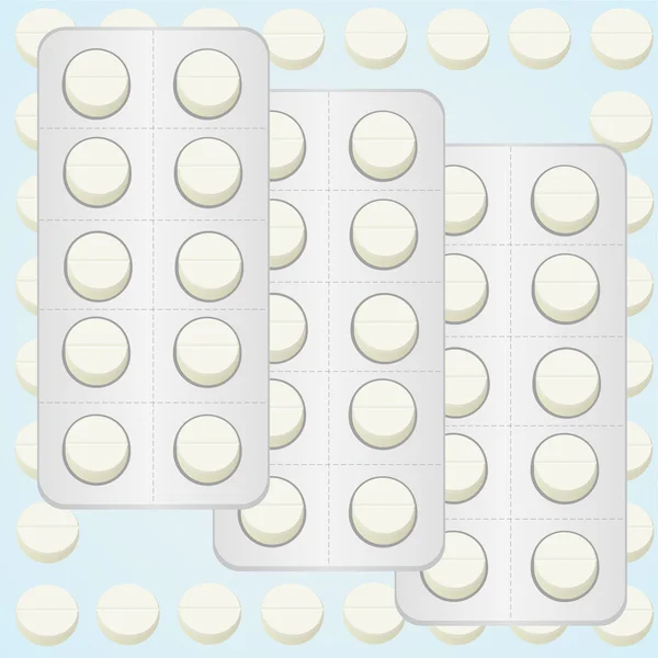 Tabletten — Stockvektor