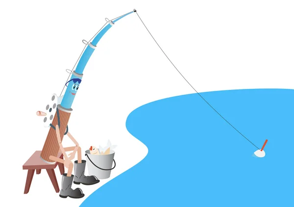 Fishing — Stock Vector