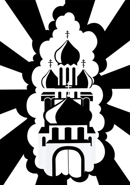 De orthodoxe kerk — Stockvector