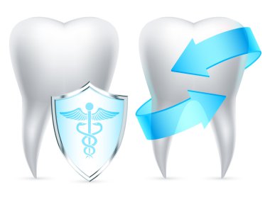 Teeth protection. clipart