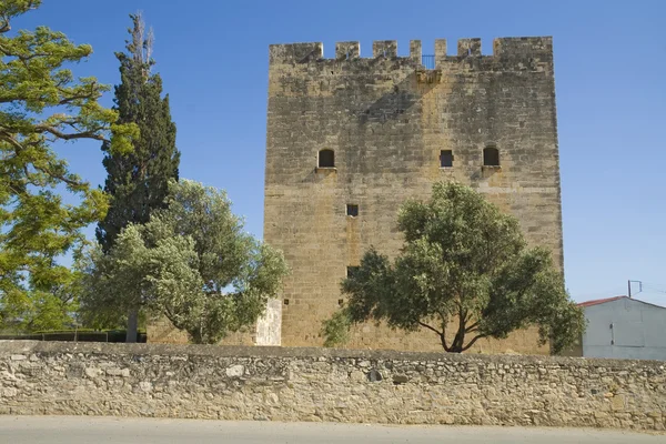Middeleeuws kasteel van kolossi, cyprus — Stockfoto