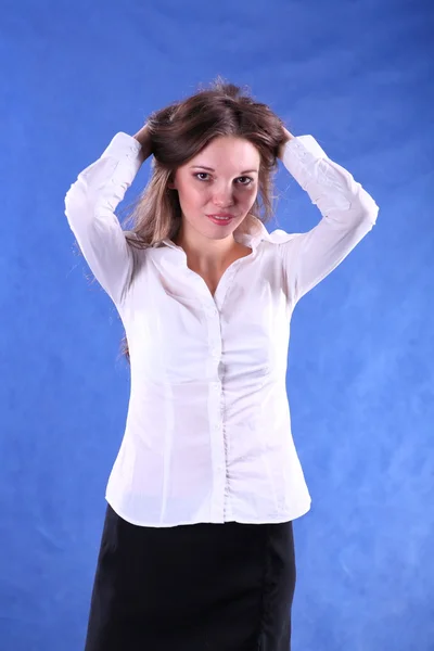 Mujer de aspecto inteligente . — Foto de Stock