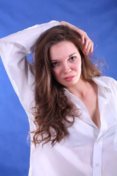 Young woman studio portrait — Stock Photo, Image