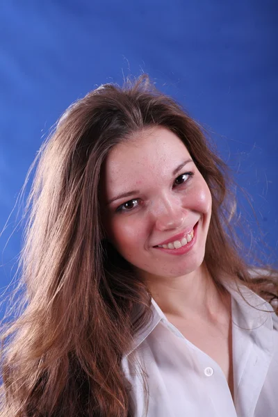 Young woman studio portrait — Stock Photo, Image