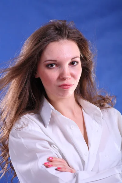 Young woman studio portrait Stock Photo
