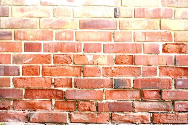 Yıpranmış eski kırmızı tuğla duvar arka planı