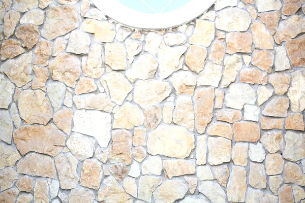 Versieren granieten stenen muur — Stockfoto