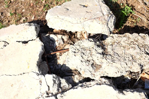 stock image Demolished Building Detail