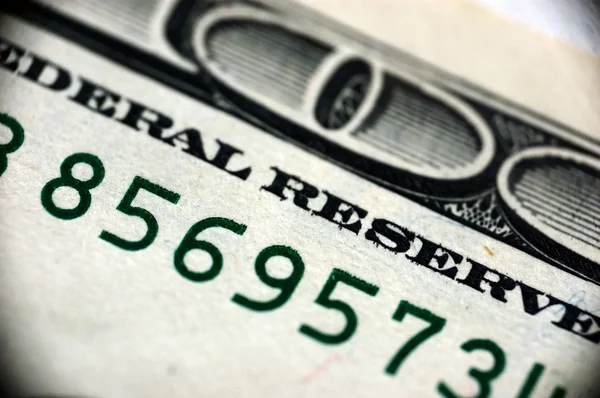 Macro of one handred dollars — Stock Photo, Image