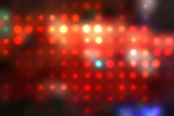 Illustration af slørede neon disco lys prikker - Stock-foto