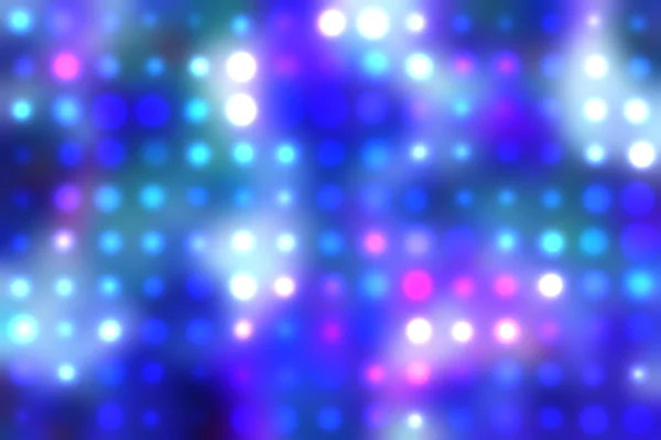 Illustration de points lumineux néon flous disco — Photo