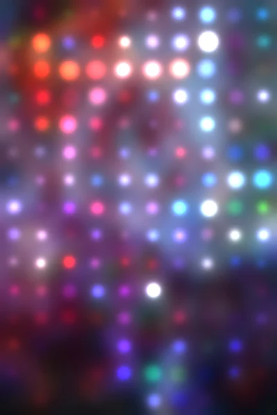 Иллюстрация размытых неоновых световых точек диско — стоковое фото