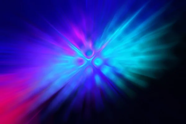 光線と輝く効果を持つ魔法のスポットライト — ストック写真