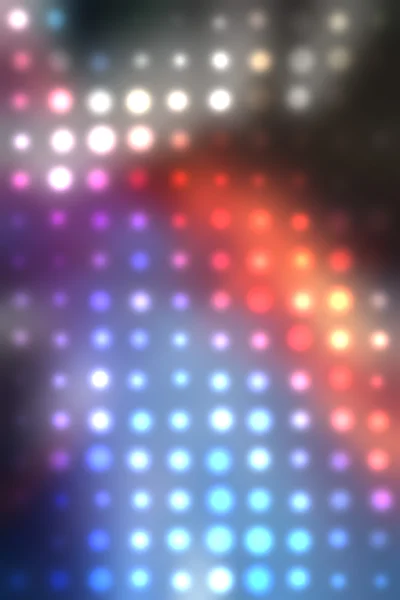 stock image Illustration of blurred neon disco light dots