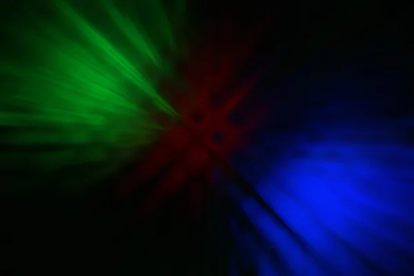 Projecteurs magiques avec rayons et effet lumineux — Photo