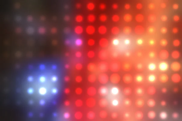 stock image Illustration of blurred neon disco light dots