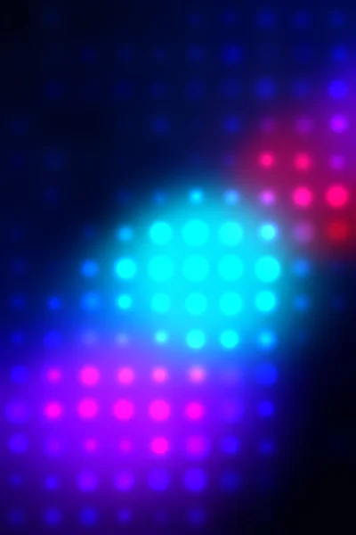 stock image Illustration of blurred neon disco light dots