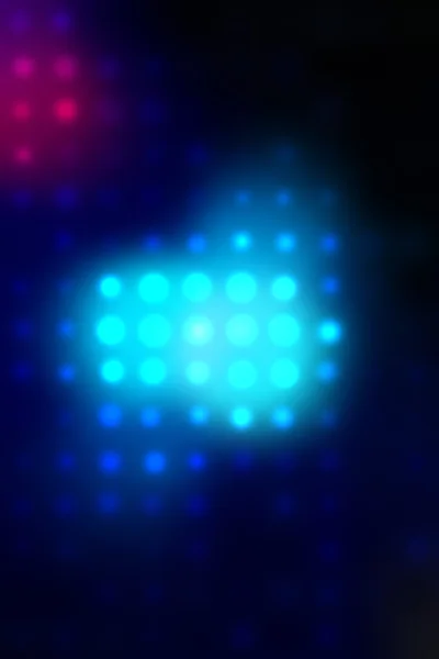 stock image Illustration of blurred neon disco light dots