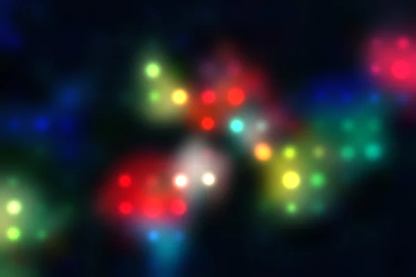 Ilustración de puntos de luz borrosa disco de neón — Foto de Stock