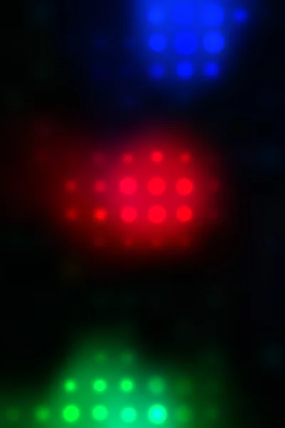 Illustration de points lumineux néon flous disco — Photo