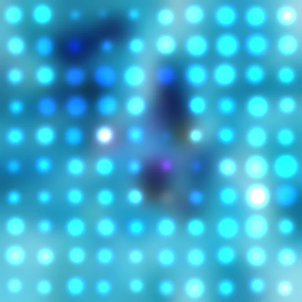 Ilustración de puntos de luz borrosa disco de neón —  Fotos de Stock