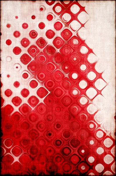 Czerwony grafika kropkowane układ — Zdjęcie stockowe