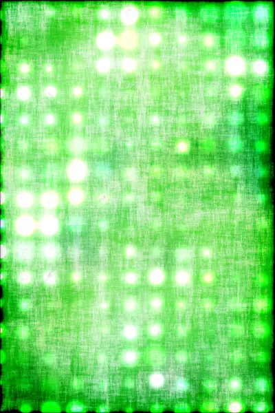 배경으로 녹색에 초점 빛 점 중 — 스톡 사진