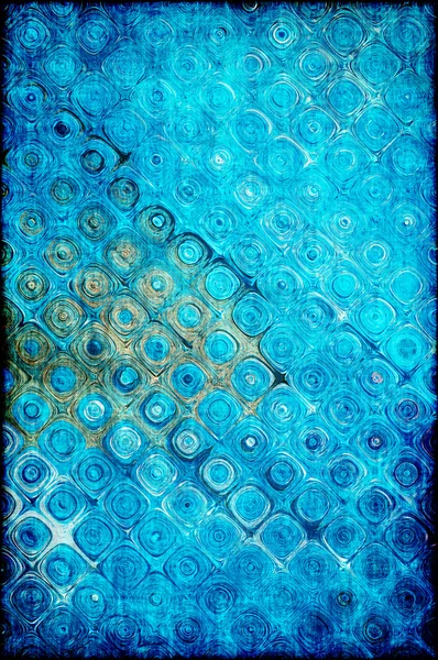 抽象背景蓝色bokeh圆圈 — 图库照片
