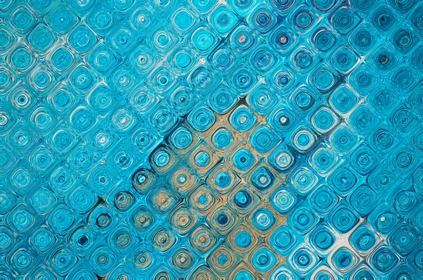 Abstrakt bakgrund blå bokeh cirklar — Stockfoto