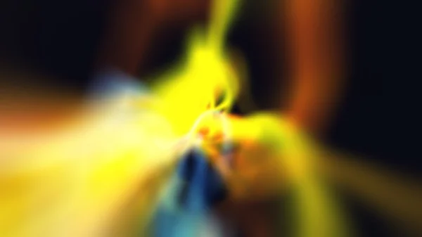 Färgglad ljusstråle explosion med lins bländning effekt — Stockfoto