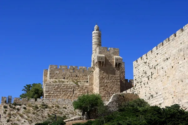 大卫塔耶路撒冷 — 图库照片