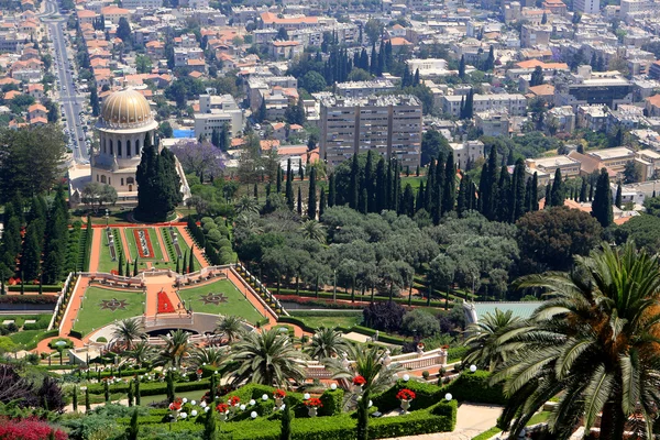 Jardines de Bahai, Israel — Foto de Stock