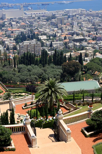 Jardins Bahai, israel — Fotografia de Stock