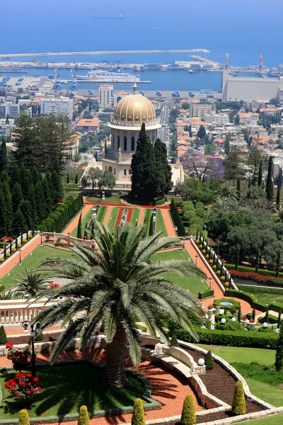 Bahai-Gärten, Israel — Stockfoto