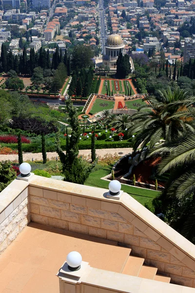 Bahai zahrady, haifa — Stock fotografie