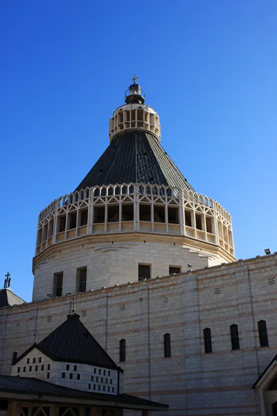 Die Basilika der Verkündigung, nazareth — Stockfoto