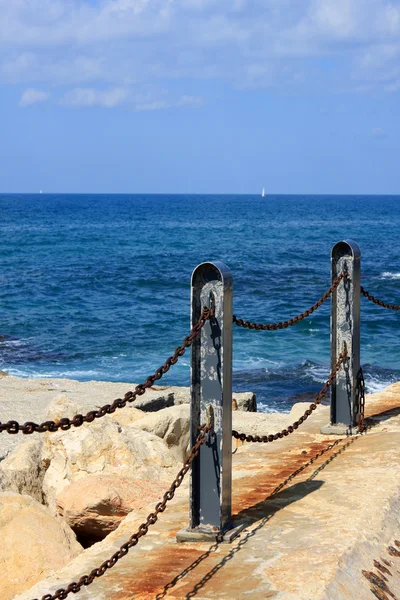 Mar Mediterrâneo, Israel — Fotografia de Stock