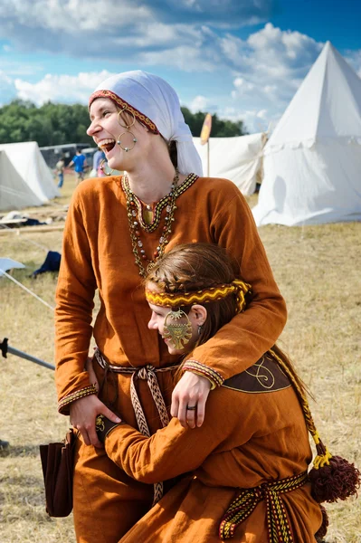 中世纪的女人 — 图库照片