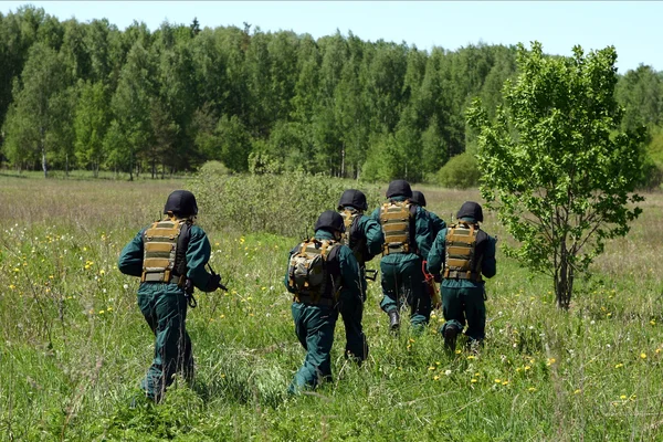 Equipo SWAT en entrenamiento . —  Fotos de Stock