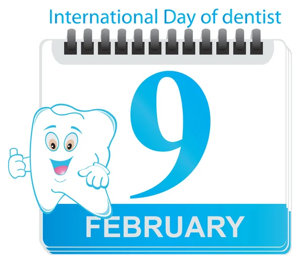 Ημέρα του οδοντιάτρου — Διανυσματικό Αρχείο