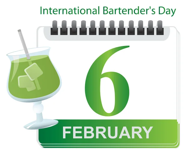 International bartender's day — Stock Vector