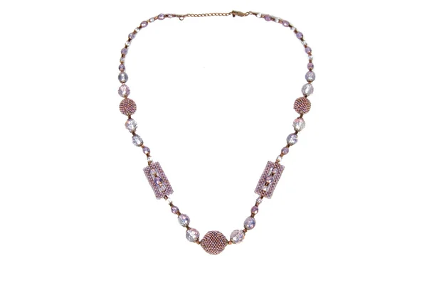 Färgglada pärlor halsband — Stockfoto