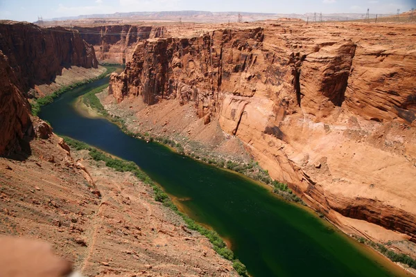 Klasický povaha americké - colorado river poblíž glen canyon — Stock fotografie