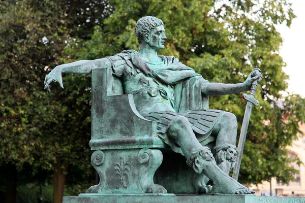 Standbeeld van Constantijn ik in york, Engeland, Verenigd Koninkrijk — Stockfoto