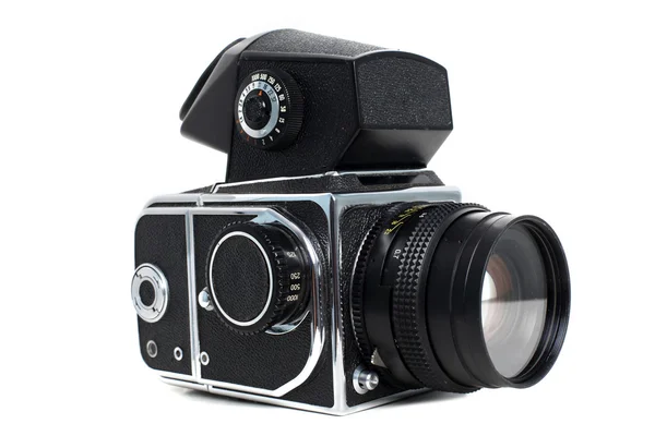 오래 된 clssic 중형 포맷 카메라 — 스톡 사진